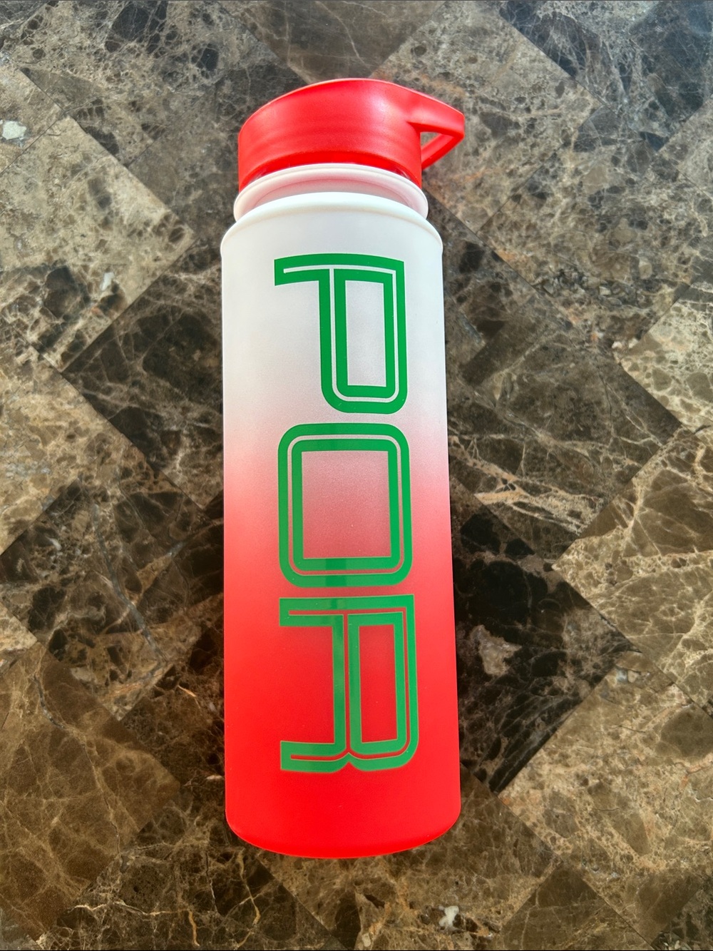 NWT 🆕 FIFA Official Portugal Gradient Red Water Bottle with Green Logo